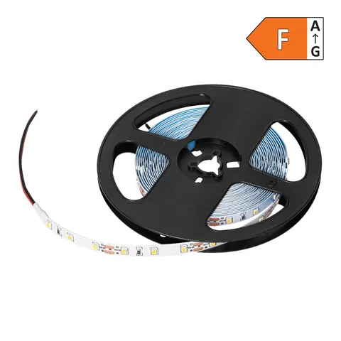 Taśma LED 12V, 2835, 60L/m, 500lm/m, 4,8W/m, IP20, 6000K, 5m