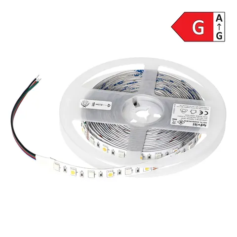 Taśma LED 12V, Samsung chipset 5050, 60L/m, 330lm/m, 14,4W/m, IP20, RGBW, 5m