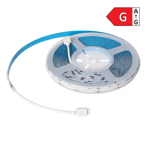 Taśma LED COB 12V, 840L/m, 422lm/m, 15W/m, IP20, RGB, 5m
