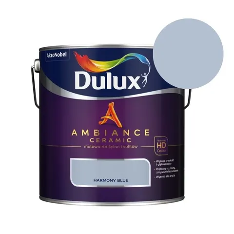 DULUX Farba Ambiance Ceramic, Harmony Blue 2,5L