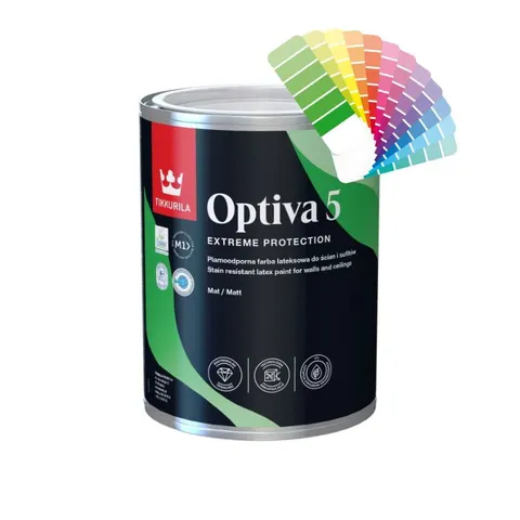 Farba Lateksowa Tikkurila Optiva 5 Matt Baza A 0,9L