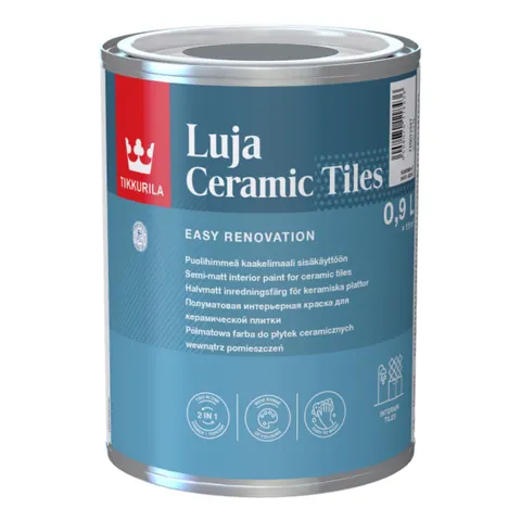 TIKKURILA Luja Ceramic Tiles farba do płytek ceramicznych 0,9L baza A