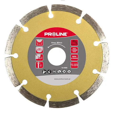PROLINE Tarcza diamentowa segmentowa śr. 115 mm