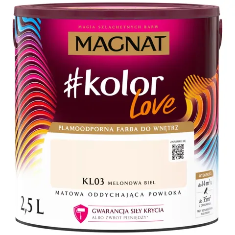 MAGNAT Farba #kolorLove KL03 melonowa biel 2,5L
