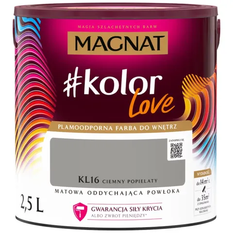 MAGNAT Farba #kolorLove KL16 ciemny popielaty 2,5L