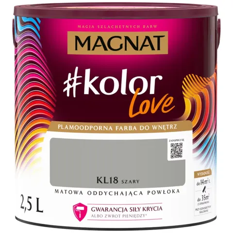 MAGNAT Farba #kolorLove KL18 szary 2,5L