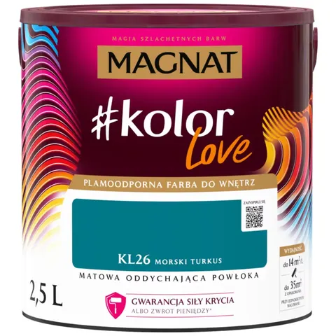 MAGNAT Farba #kolorLove KL26 morski turkus 2,5L
