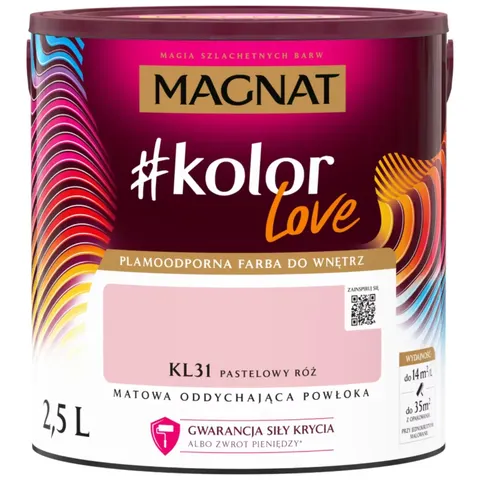 MAGNAT Farba #kolorLove KL31 pastelowy róż 2,5L