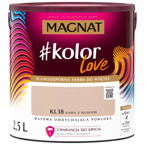 MAGNAT Farba #kolorLove KL38 kawa z mlekiem 2,5L