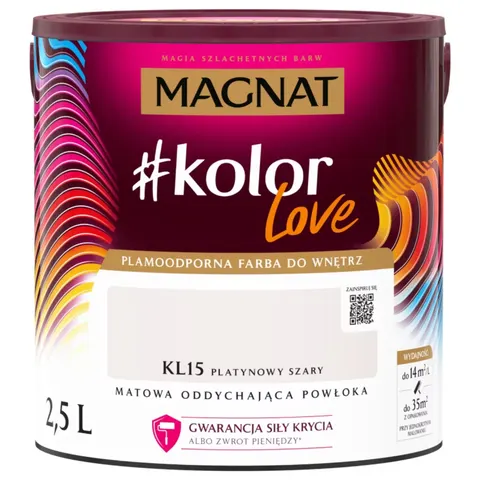 MAGNAT Farba #kolorLove KL15 platynowy szary 2,5L