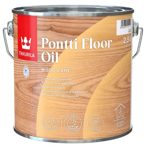 Tikkurila Pontti Floor Oil 2,5L bezbarwny olej do podłóg