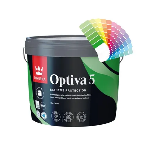 TIKKURILA Farba Lateksowa Optiva Matt 5 2,7L baza C