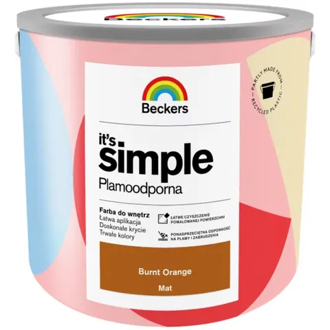 BECKERS Farba It's Simple Burnt Orange 2,5L