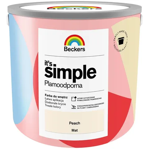 BECKERS Farba It's Simple Peach 2,5L