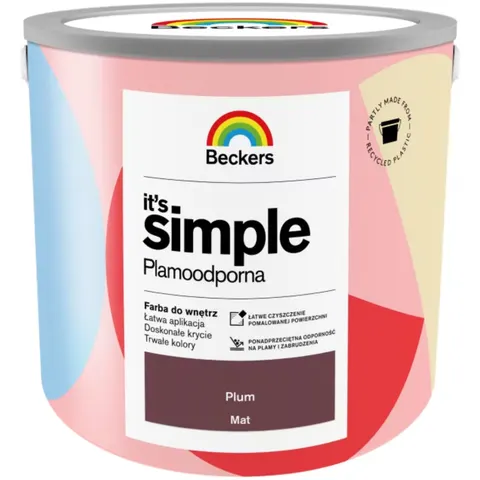 BECKERS Farba It's Simple Plum 2,5L