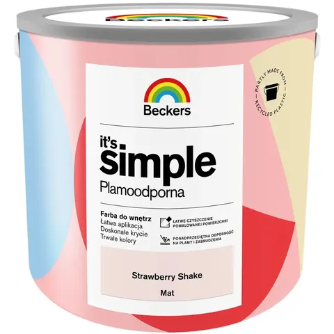 BECKERS Farba It's Simple Strawberry Shake 2,5L