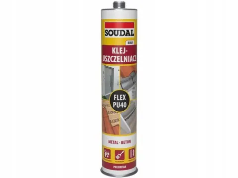 Soudal Flex PU 40 Klej-uszczelniacz poliuretanowy szary 300 ml