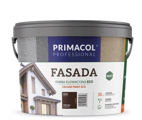 Farba Primacol Fasada Eco ciemny brąz 2,7 l