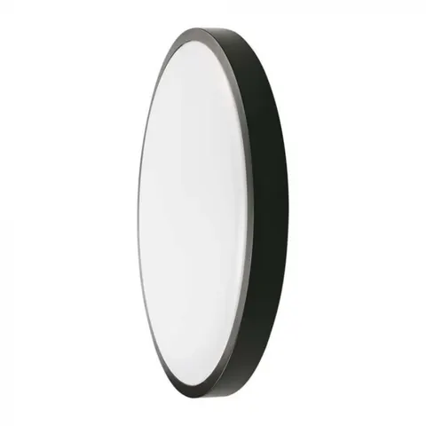 V-TAC Plafon LED okrągły 24W 29,5 cm biało-czarny