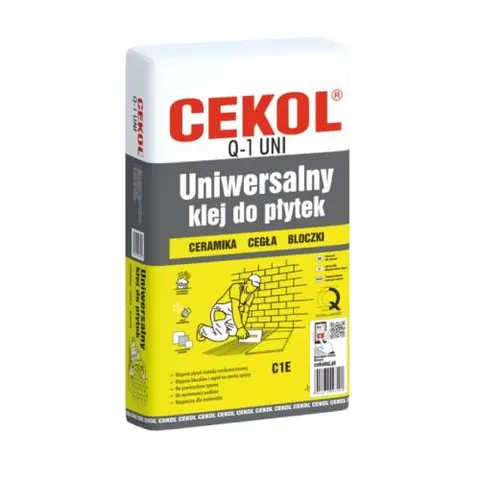 CEKOL Q-1 UNI Uniwersalny klej do płytek 5 kg