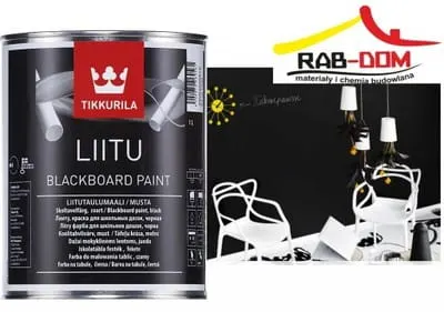 TIKKURILA farba tablicowa LIITU Blackboard 1L