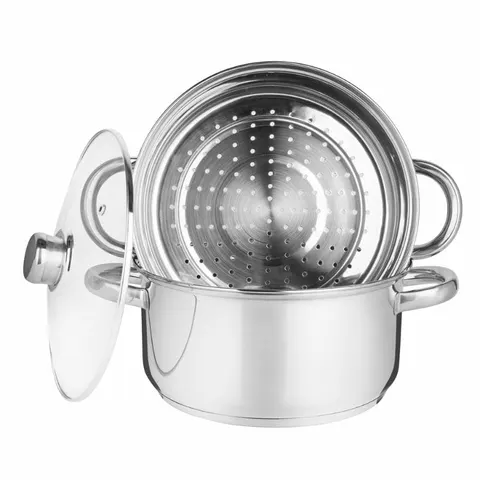 KonigHOFFER Garnek do gotowania na parze Senso 22 cm 3 elementy