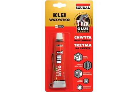 Soudal T-Rex Hybrydowy klej montażowy 25ml