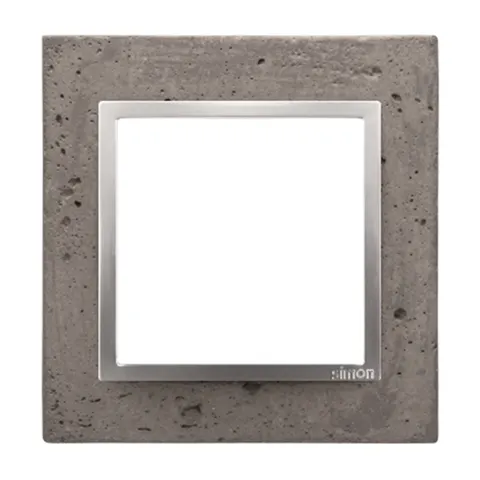 SIMON54 ramka 1-krotna Nature-Beton, MOKRA ROBOTA, IP20/IP44* (*IP44-należy zastosować uszczelkę ramki DUN1)