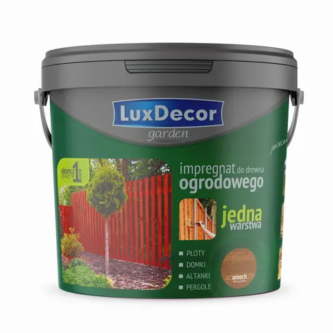 LUXDECOR Impregnat do drewna Garden orzech 9L