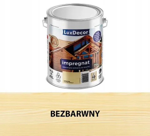 LUXDECOR Impregnat dekoracyjno-ochronny bezbarwny 4,5L
