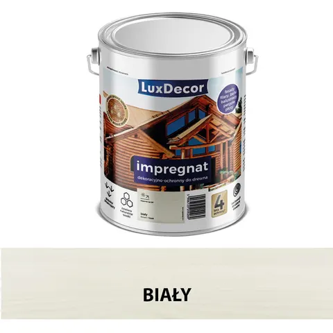 LUXDECOR Impregnat dekoracyjno-ochronny biały 2,7L