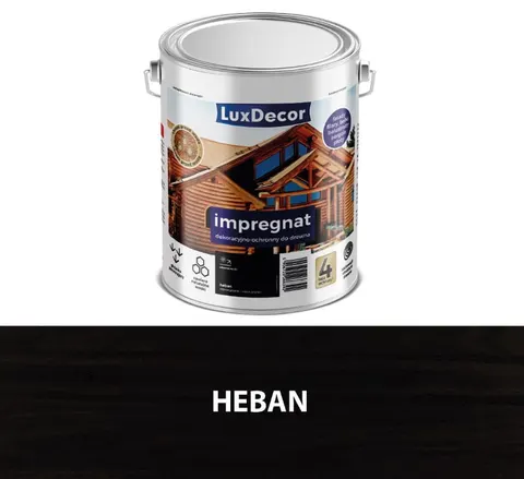 LUXDECOR Impregnat dekoracyjno-ochronny heban 4,5L
