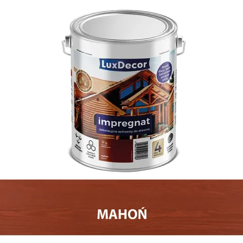 LUXDECOR Impregnat dekoracyjno-ochronny mahoń 2,7L