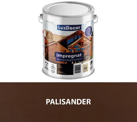 LUXDECOR Impregnat dekoracyjno-ochronny palisander 4,5L