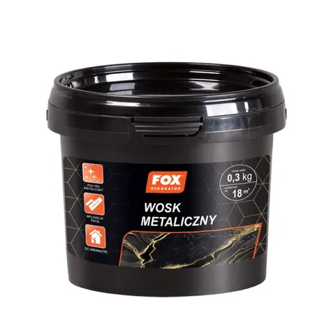 FOX Dekorator Wosk metaliczny Złoty 0,3 kg
