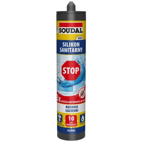 TYTAN Silikon akrylowy Stop Pleśni 280 ml biały