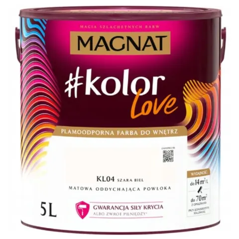 MAGNAT Farba #kolorLove KL04 szara biel 5L