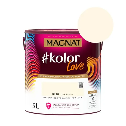 MAGNAT Farba #kolorLove KL10 jasna wanilia 5L