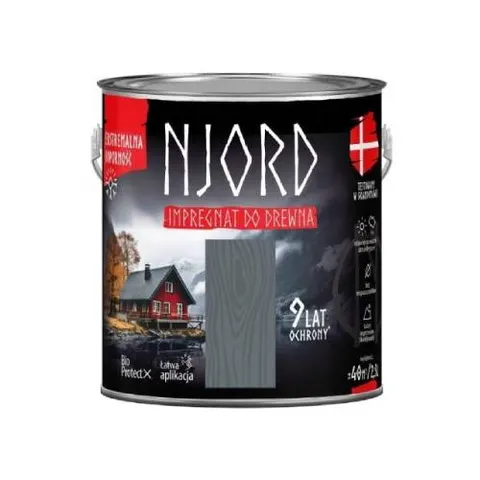 NJORD Impregnat do drewna - norweskie klify 0,75L
