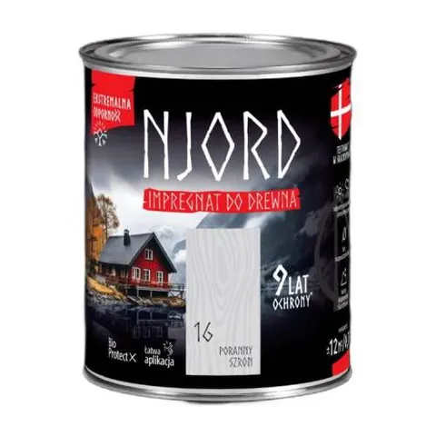NJORD Impregnat do drewna - poranny szron 0,75L