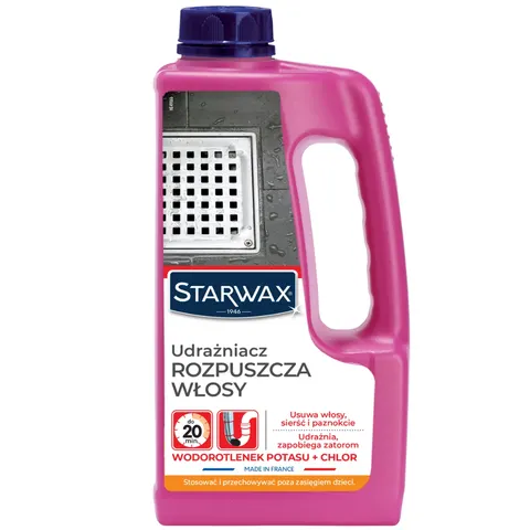 STARWAX udrażniacz rozpuszczacz włosów 900ml