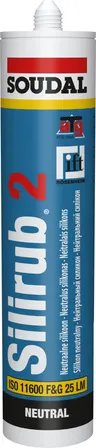 SOUDAL Silirub 2 Silikon neutralny BIAŁY 300ml