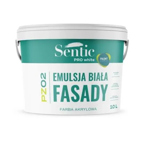 SENTIC Farba fasadowa 10L BIAŁA