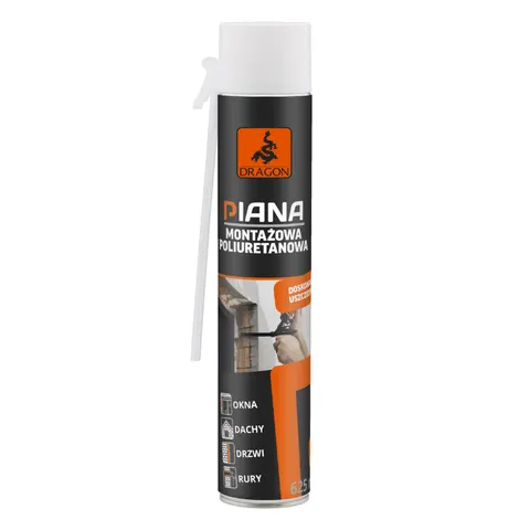 Dragon Piana montażowa poliuretanowa 750ml