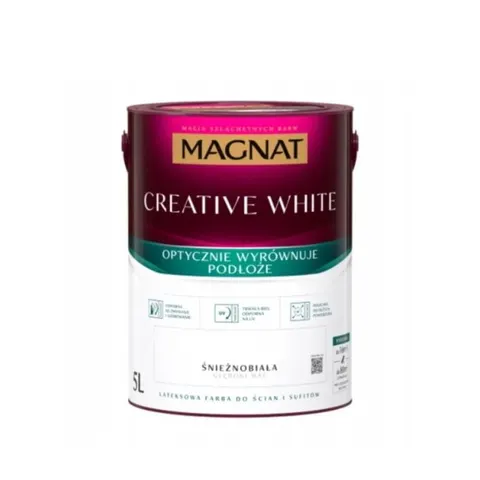 MAGNAT Creative White 5L lateksowa farba do ścian i sufitów