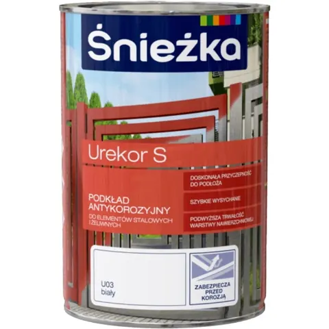 Śnieżka UREKOR 10l Podkład antykorozyjny BIAŁY