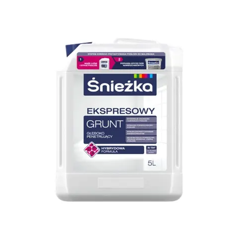 ŚNIEŻKA Grunt Ekspresowy głęboko penetrujący 5L