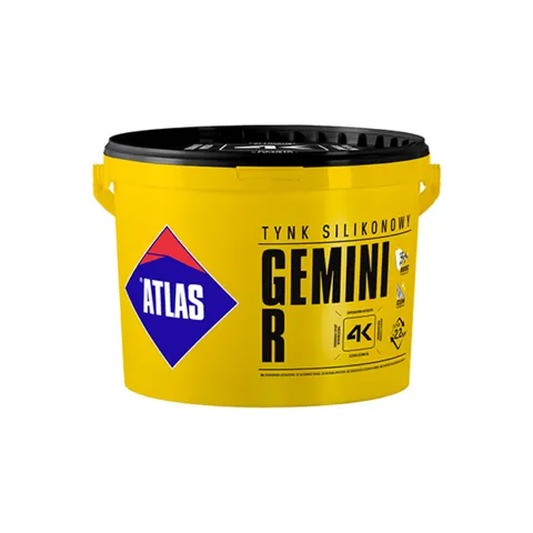 Atlas Gemini R Tynk Silikonowy Biały 25 kg