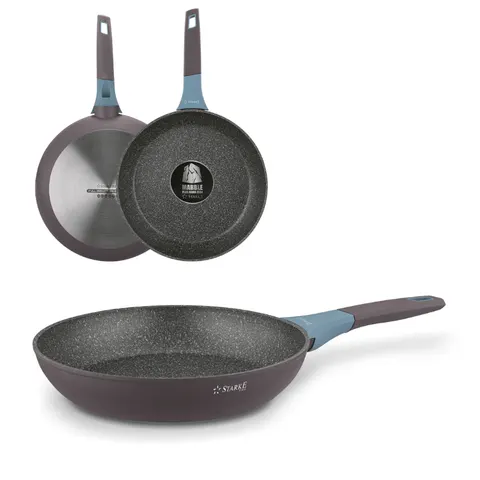 STARKE PRO Patelnia marmurowa Luxury Grey 28 cm