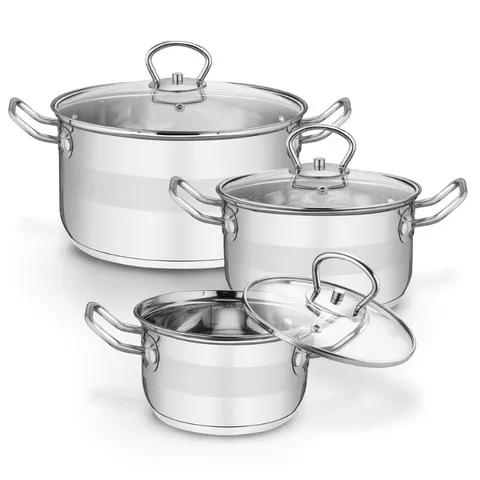 KonigHOFFER Zestaw garnków nierdzewnych Ariane 6 elementów